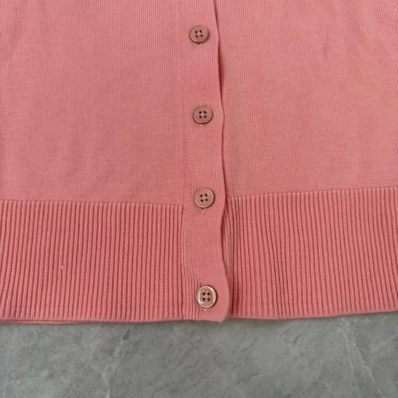 Women’s Talbots Button Front Girlfriend Cardigan Long Sleeve V-Neck Sweater XS - Picture 7 of 16